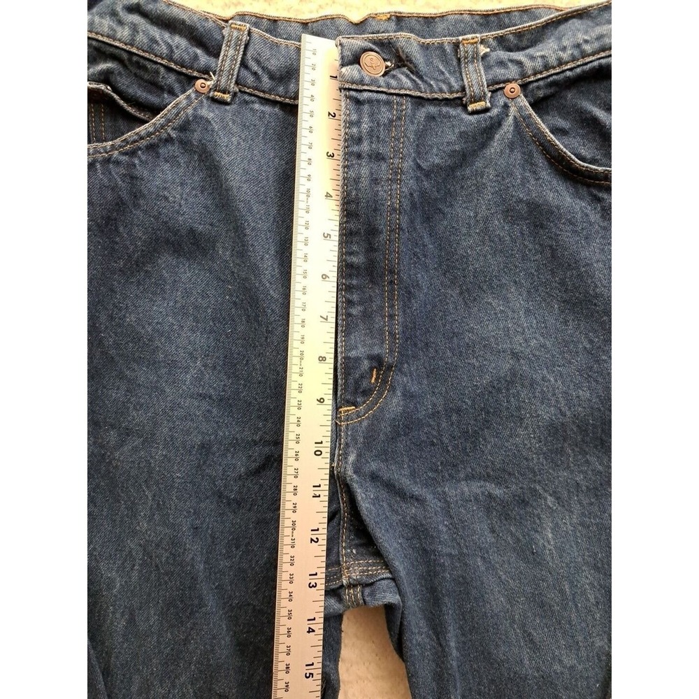 Vintage Sheplers Jeans Mens 30x33 Blue Straight Denim USA Western Rodeo Cowboy - Picture 4 of 8